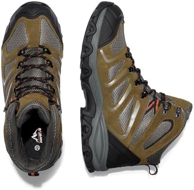 NORTIV 8 Men's Ankle High Waterproof Hiking Boots - Image 6