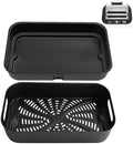 Cooking Pot and Combo Crisper Basket for Ninja Foodi FG551 DG551 DG651 Smart XL, Air Frying Pot and Basket for Ninja Foodi Smart XL Indoor Accessories by GLOWYE