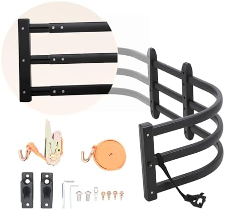 Truck Bed Extender,Aluminum Bilateral Retractable Tailgate Extender,52"-62.6"|23"–26.7"|H18,Fits for Ford F150,Titan,ToyotaTundra,ChevySilverado,GMC Sierra,Ram 1500/2500/3500,with Pair of Brackets - Image 6