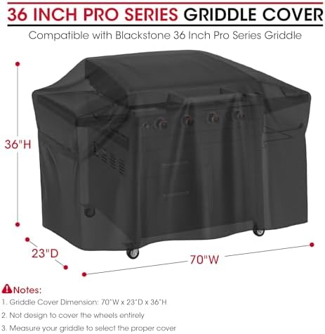 Unicook Waterproof Griddle Cover for 36 Inch ProSeries, 70"L x 23"W x 36"H - Image 2