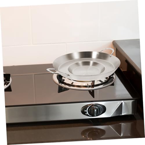SOLUSTRE Stainless Steel Concave Frying Pan for Hiking and Camping Use - Image 7