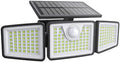 daphino 2500LM Solar Lights, Motion Sensor Outdoor Lights, 3-Head, 1 Pack by ChargebySunLightUpHome