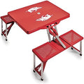 PICNIC TIME NCAA North Carolina Tar Heels Folding Picnic Table - Camping Table - Outdoor Table with Umbrella Hole by PicnicTimeFamilyofBrands