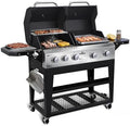 Redlife 3-Burner Propane Gas Grill & Griddle Combo, 54,000 BTU by Redlife