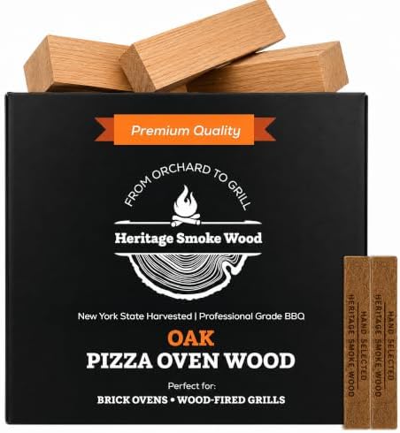 Oak Pizza Oven Wood, 6" Kiln-Dried Oak Hardwood by HeritageSmokeWood