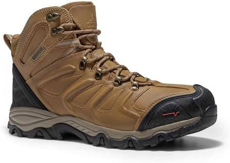 NORTIV 8 Men's Ankle High Waterproof Hiking Boots - Image 4