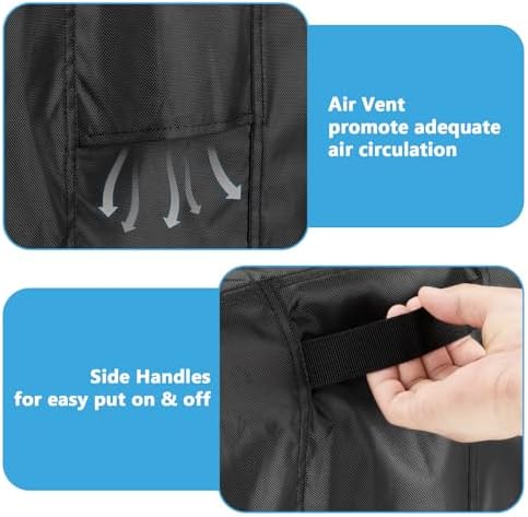 76 in Large Flat Top Grill Cover for Weber for CharBroil 4-6 Burner Griddle - Image 5
