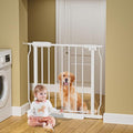 29-34 Inch Wide Baby Gate for Stairs Doorways by HOOOEN