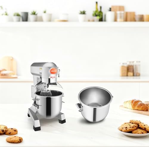 Happybuy 30Qt Commercial Food Mixer Timing Function 1250W Commercial Mixer - Image 2