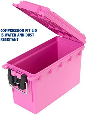 Sheffield 12631 Ammo Box Made in USA Stackable Lockable Ammo Storage Box - Image 4