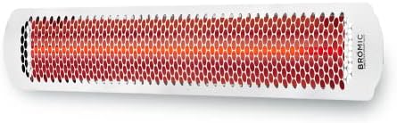 Bromic Tungsten Smart Heat 6000W Electric Patio Heater – Dual Element Infrared, 220V-240V, White Finish – BH0420013 - Image 2