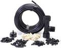 Dripworks Backyard Misting Kit - Includes 3/4 GPH Misters | Agricultural Grade Components | Trusted Brand Since 1991 by DripWorks