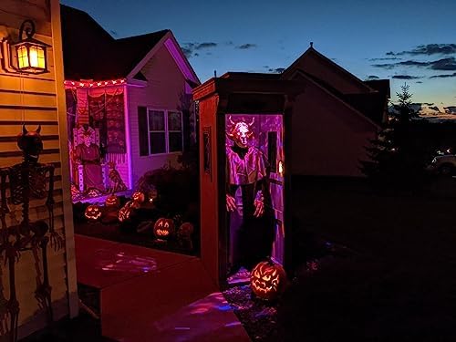 Hompavo 【Upgraded】 LED Flame Light Bulbs, 4 Modes Flickering Light Bulbs with Upside Down Effect, E26/E27 Flame Bulb for Halloween, Christmas, Party, Indoor and Outdoor Home Decoration (4 Pack) - Image 4