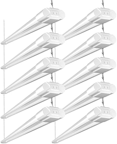 BBOUNDER 10 Pack 4FT LED Shop Light, 5000K, 40W=250W, 4000LM, 4 Linkable by BBOUNDER