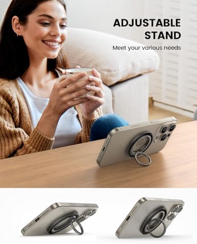 Lamicall [4.4lbs Ultra Magnet] Magnetic Phone Ring Grip for MagSafe - Image 4
