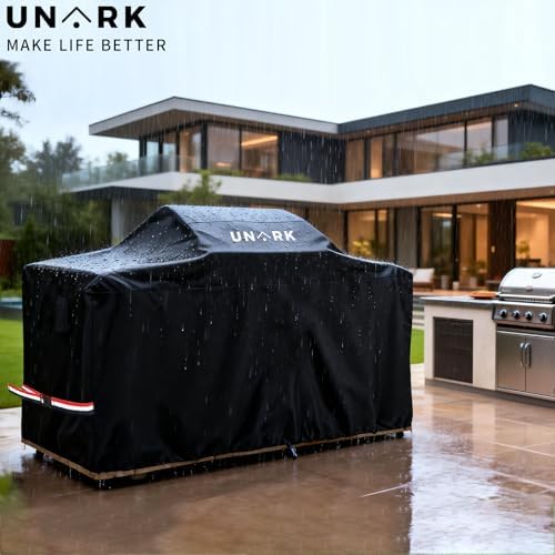 110 Inch Extra Large Grill Cover Kitchen Island Cover Large Island Grill Cover for Outdoor Grill Outdoor Kitchen Cover Heavy Duty Waterproof 110" L x 44" W x 48" H, Black - Image 5