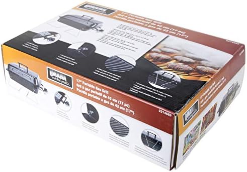Omaha Go Anywhere Portable Gas Grill - Mini BBQ Propane Grill for Camping, RV, Tailgate - Cooks 8 hamburgers at once - Long Life Steel - Foldable Legs - Image 4