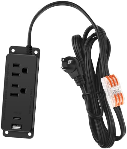 Gun Safe Power Outlet Kit, Gun Safe Accessory Electrical Outlet by HEZI
