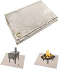 Fire Pit Mat 20" x20" Fireproof Wood Stove Under Grill Mat with Solo Stove for Outdoor Wooden Deck BBQ Lawn by Unknown