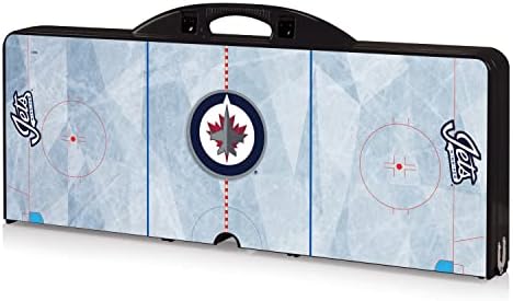 NHL Calgary Flames Portable Folding Picnic Table with Seating for 4 - Image 5