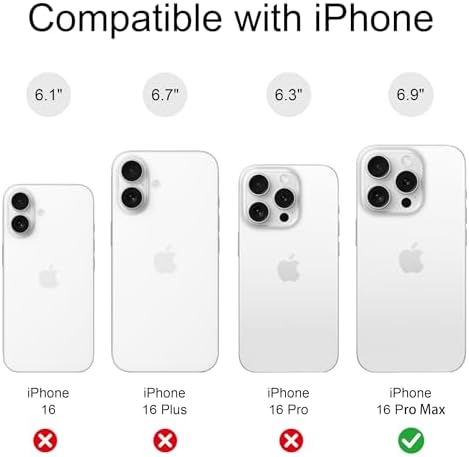 for iPhone 16 Pro Max Case, Magnetic Matte Frosted Dual-Layer Striped Phone Case for Women, Retro Aesthetic Cover Compatible with Mag Safe Accessories - Sea Salt Lemon - Image 3