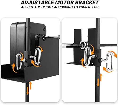 onlyfire Open Fire Spit Rotisserie Grill System with 38 Inch Spit Rod - Image 3