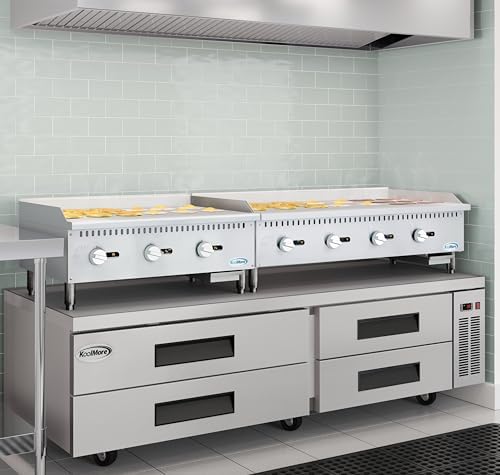 KoolMore 36 in. Natural Gas 3-Burner Griddle with 90,000 BTU in Stainless-Steel, ETL LIsted (KM-GG3-36M) - Image 5