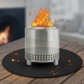 20'' Fire Pit Mat for Solo Stove Mesa/XL Tabletop Fire Pit,4-Layer Fireproof Heat Resistant Under Grill Mat, Easy-to-Clean Waterproof & Non-Slip for Table Top Protection by GIESIOE