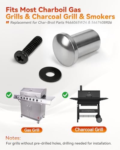 6-Pack Grill Tool Hooks for Charbroil 9466065W24 & 5667408R06 - Image 2