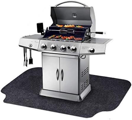 (36”×70“) inches under grill mats for outdoor grill,BBQ Grilling Gear Waterproof, oil-resistant, deck protector, reusable, fire pit, fireplace,easy to clean,barbecue grill mat by MEITOLA
