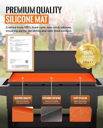 28 Inch Silicone Griddle Mat for Blackstone, Heavy-Duty Cover - Image 3
