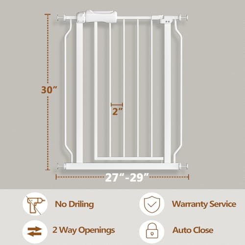 Fairy Baby 27 Inch to 29 Inch Wide Narrow Baby Gates for Small Doorways - Image 3