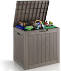 KAMABOKO Outdoor Storage Box, 32 Gallon Deck Box Outdoor Waterproof Small by KAMABOKO