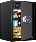 3.3 Cubic Feet Home Safe Fireproof Waterproof, Digital Home Security Safe Box with Programmable Keypad and Spare Keys, Document Safe for Money Firearms Medicine Valuables by HomeSafe