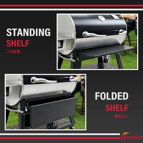 Utheer Folding Front Shelf for Recteq RT-1100, BBQ Prep Table - Image 5
