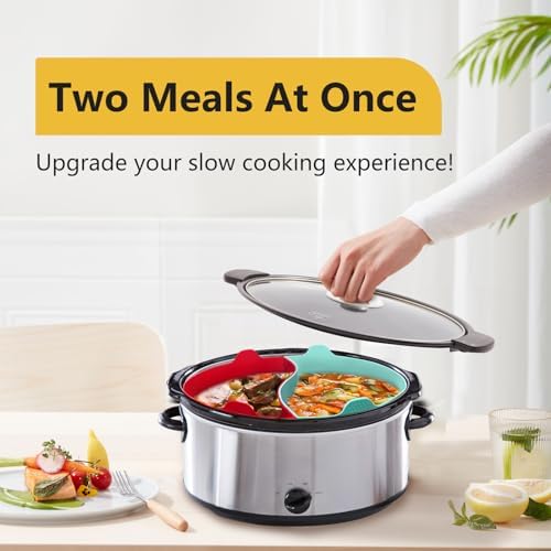 Magikichen Silicone Crock pot Divider for 6-7 QT, Reusable Liner - Image 4