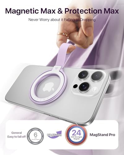 andobil [2026 Unrivaled Stability] Magnetic Phone Grip Holder for MagSafe - Image 4