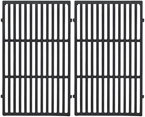 Leship 19.5 inch Cooking Grates Replace for Weber 7524, 7528, Weber Genesis 300 Series Genesis E310 E320 E330 S310 S320 S330 EP310 EP320 EP330 Grills, Cast Iron Grill Grates (19.5" x 12.9" Each) by Leship