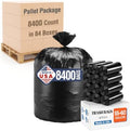 Delxo 55-60 Gallon Trash Bags, 8400 Count, 38×58' Large Black Garbage Bags by Delxo