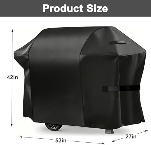 Grill Cover, 53 inch Outdoor Waterproof UV Resistant BBQ Covers - Image 2