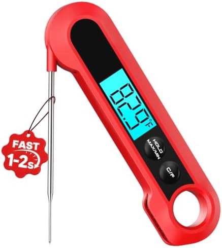 Meat Thermometer Digital,1-2S Instant Read Thermometer for Cooking, Grill by Unknown