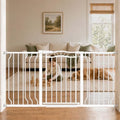 Fairy Baby 53.1"-62.5" Extra Wide Baby Gate for Doorways Pressure Mounted by FairyBaby