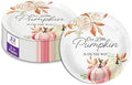 Birthday Galore Little Pumpkin On The Way Girl Baby Shower - 32 Piece Disposable Party Supplies - Fall Baby Shower Decorations - Round Party Plates - Large 9" Paper Plates In Bulk by BirthdayGalore