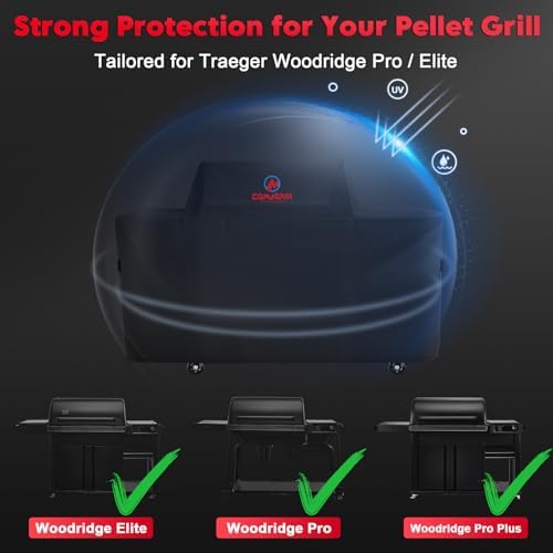 Comnova 600D Grill Cover for Traeger Woodridge Pro - Image 4
