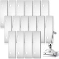 Hicarer 16 Pack 6" Stainless Steel Grill Scraper Blades for BBQ Grill Clean by Hicarer