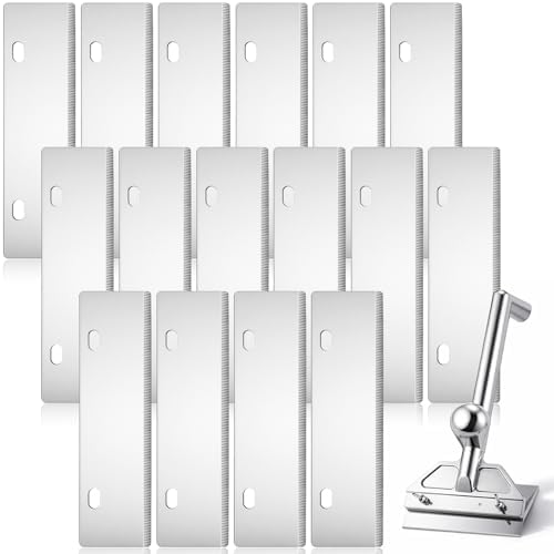 Hicarer 16 Pack 6" Stainless Steel Grill Scraper Blades for BBQ Grill Clean by Hicarer