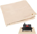 40"x 40" Fire Pit Mat - Fireproof & Heat Resistant Wood Stove Mat by UMONIE