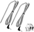 2 Pack Meat Probes for Camp Chef Grill with 2 Clips, 3.5mm Plug, PG24-28 by YAOAWE