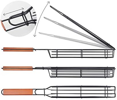 Kabob Grilling Baskets, BBQ Grill Accessories Set of 4 - Image 3