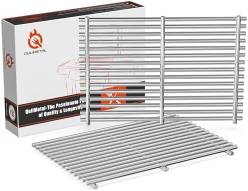9MM Grill Grates for Weber Spirit 300 & GS4 Spirit II 300, 7639 7638 Grates by QuliMetal